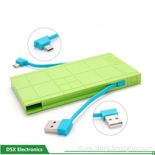 built in cable 4500mah power bank